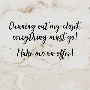 Everything must go! Make an offer!